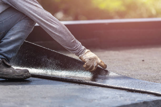 Professional Exterior Waterproofing technician working in Vevay, IN